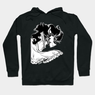 (B/W) In The Dark Of The Night Hoodie